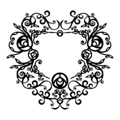 Ornament black  69