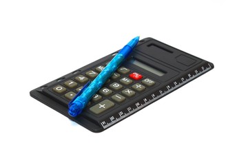 Calculator with pen