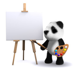 3d Artist panda