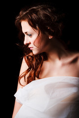 Beautiful alluring young girl