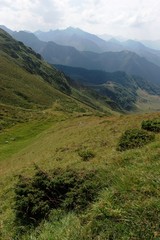 Fototapeta na wymiar Appealing point of view in Pyrenean'smountain