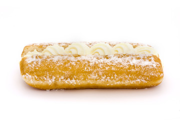 cream cake over white
