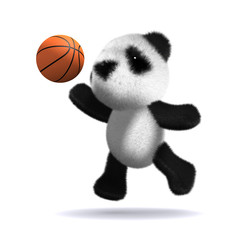 3d Teddy plays basketball © Steve Young