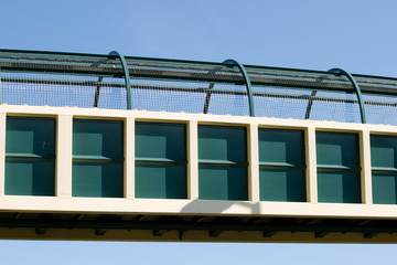 Fototapeta premium Footbridge walkway.