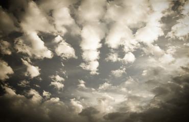 Vintage cloudscape