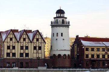 Ancient buildings in Kaliningrad