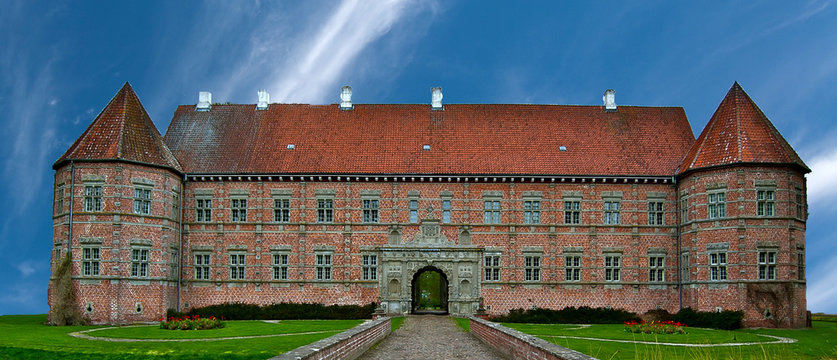 Ch&acirc;teau de Voerg&aring;rd  au Danemark