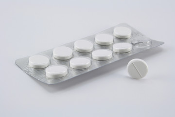 tabletten in verpackung