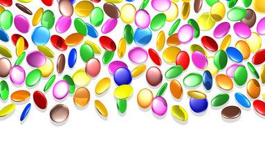 Caramelle Confetti Colorate-Colored Sweets Candies Background