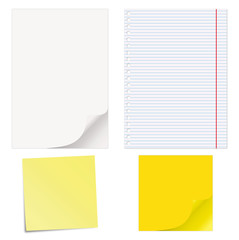 Set of paper sheets