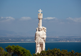 Cabrillo monument and San Diego