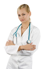 Fototapeta premium the blond doctor
