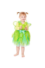 little fairy with green frog