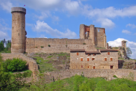 Chateau de Rochebaron (Bas-en-Basset), en Haute-Loire