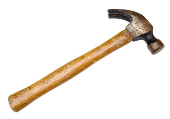 Old Hammer with Clipping Path