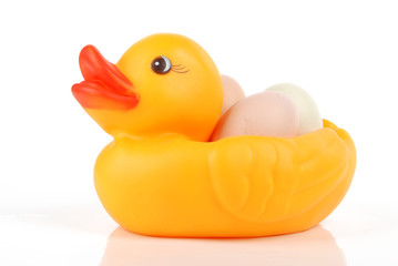 duckling with egg