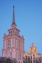 Obraz premium beautiful building in the city of Moscow, Russia