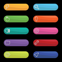 Obraz premium web buttons