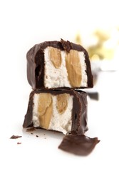 nougat enrobé de chocolat