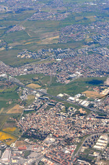 Obraz premium Aerial view