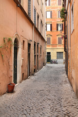 Rome street in Parione district
