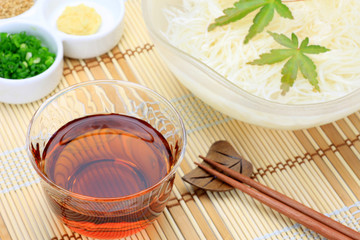 Japanese thin noodles