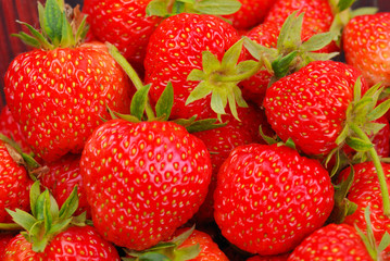 Background from strawberry