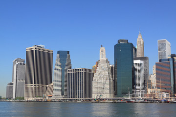 Fototapeta na wymiar lower Manhattan Skyline, New York City