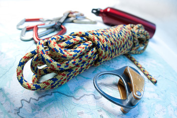 Mountain climbing gear