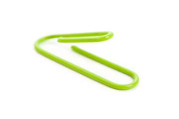 Obraz premium Green Paper Clip