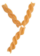 italian pasta forming font symbol y