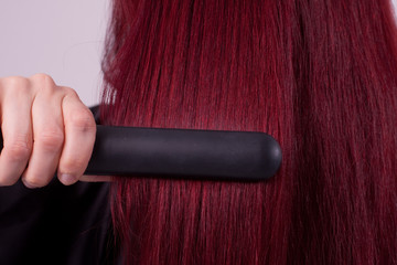 Haare glätten