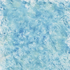 blue watercolor splashes