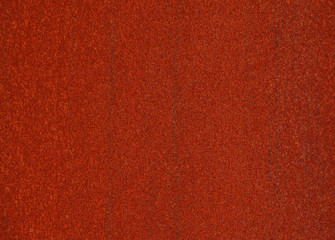 Rusty orange metal wall background