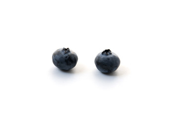 two blueberries