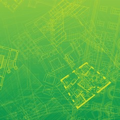 Fototapeta premium Abstract architectural background