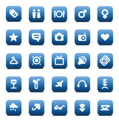 Vector icons for travel and leisure