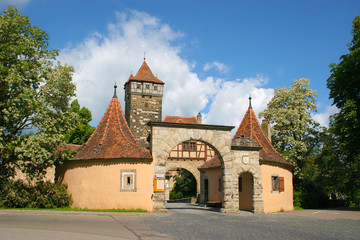 Fototapeta na wymiar Rödertor w Rothenburg ob.d.Tauber