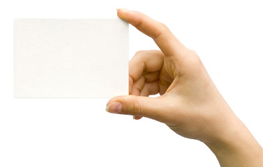 Obraz premium Card in hand