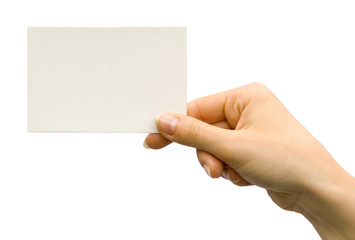 Obraz premium Card in hand