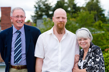 Man with Parents