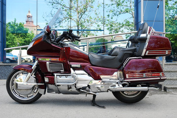 Fototapeta premium long travel motorbike