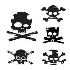 Design Elements Funny Skulls