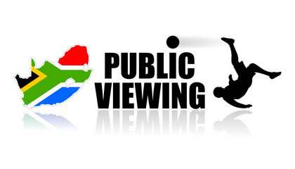 südafrika karte fussballspieler public viewing II