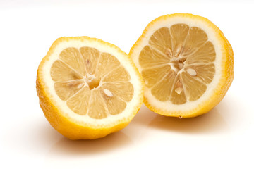 Lemon cut into sections