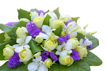 white flowers