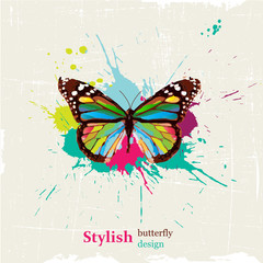 Stylish butterfly design