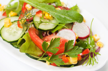 Delicious spring salad
