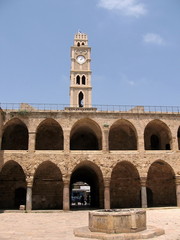 Obraz premium Akko Khan al Omdan Clock Tower 2008