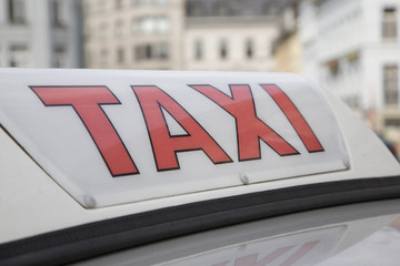 Taxi Sign